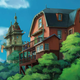 Imagen para el artículo titulado Vas a empezar a ahorrar cuando veas los bocetos del nuevo parque temático de Studio Ghibli en Japón